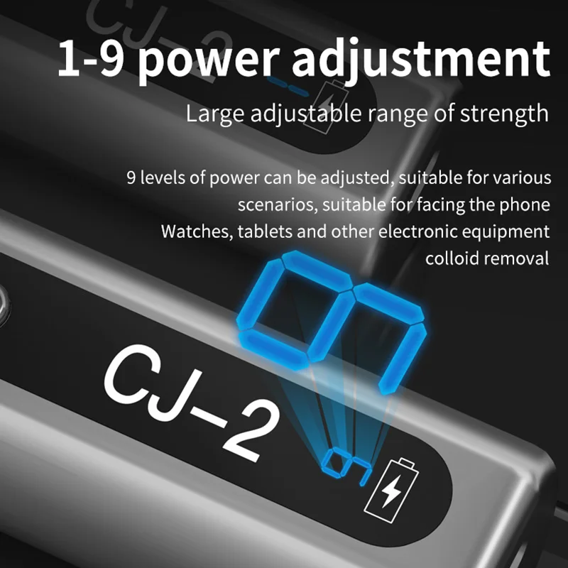 MaAnt CJ-2 Multifunctional Integrated Degumming Tool with Green Display Light LCD Screen OCA Glue Cleaning Polishing Tool
