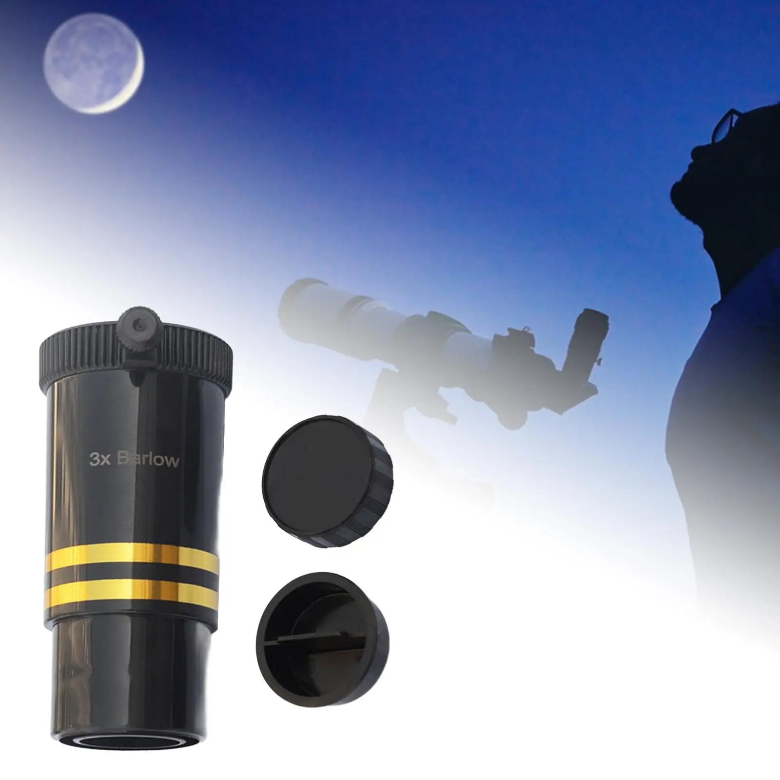 Barlow Lens 3x Apochromatic Lens Photography 1.25 inch Telescope Accessories