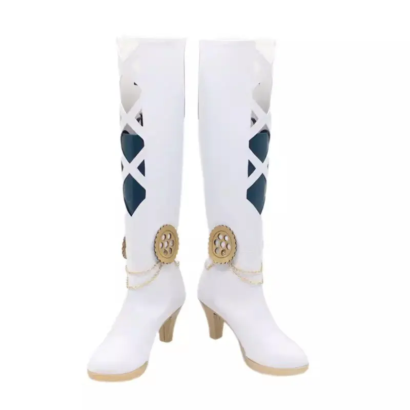 Nightcord at 25 Cosplay Shoes ASAHINA MAFUYU Women Costumes Comic PU Boots for Halloween Carnival Party Christmas Customized