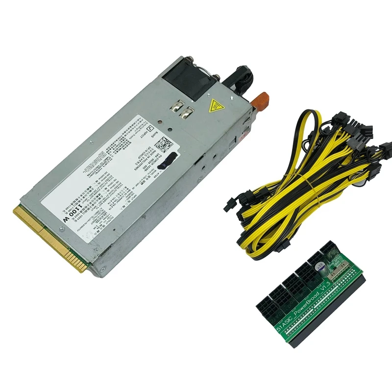 

1100W Server Power Supply For DELL R910 T710 7001515-J100 3MJJP TCVRR Server Power Supply For Graphics Card Mining