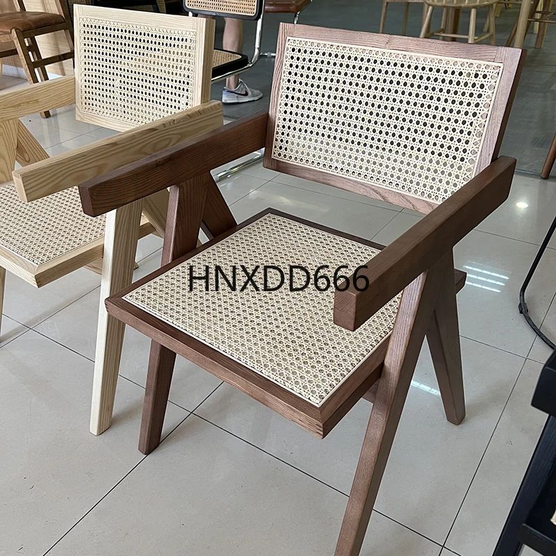 Rattanstuhl Chandigarh Rückenlehne Esszimmerstuhl