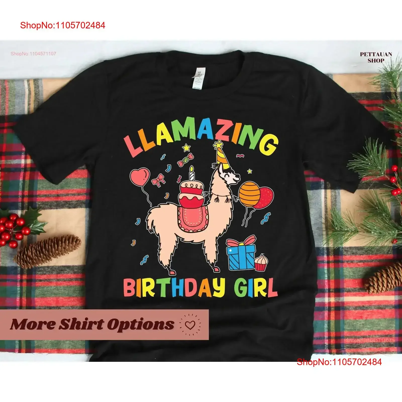 Llama Birthday Llamazing Alpaca Balloons T Shirt Llamas Aniversary Happy Birtday SweaT s Cake Lover vintage Washed graphic
