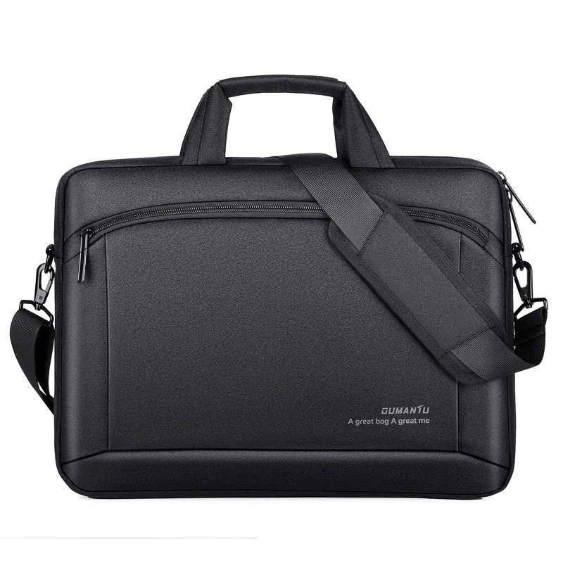 Business men\'s portable laptop bag Men\'s Oxford office bag File bag Information bag Fashion one shoulder crossbody travel bag