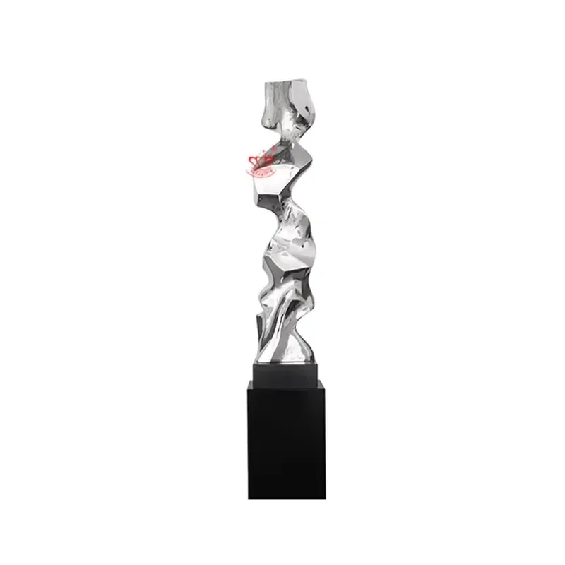Abstract Geometric Resin Sculpture for Hotel Office Living Room Decor Elegant Realistic Easter Desk Decoration Craft Design