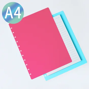 Notebook A4 Ersatzhülle Pilzloch Farbe PP Notebookhülle Bürobindezubehör