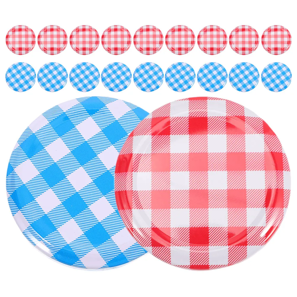 

50pcs Bottle Cap Accessories Canning Lids Wide Mouth Reusable Supplies Regular Metal Sprouting Jar lids for canning jars mason