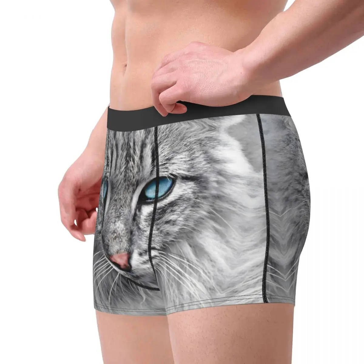 Siberian Forest Cat Underpants Homme Panties Male Underwear Comfortable Shorts Boxer Briefs