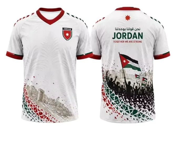 2026 Jordan Summer Football T-shirt Breathable Fitness Loose Short Sleeve Top Casual T-shirt