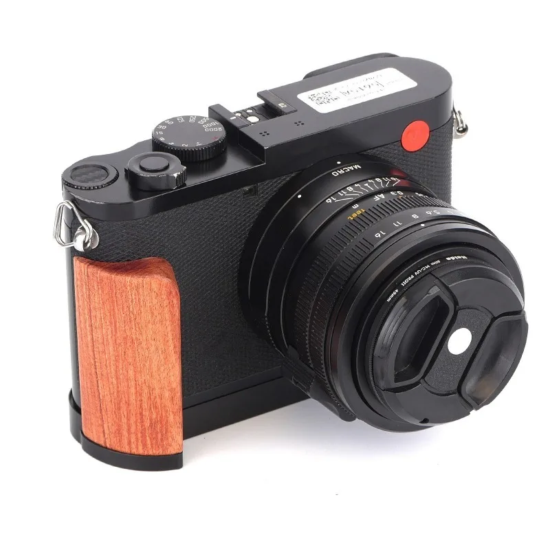 

For Hand Grip QR Plate For Leica Q2 Q3 Camera Arca Tripod Bracket Wooden Handle Wood Grip For LEICA Q2 L Bracket Fit RRS
