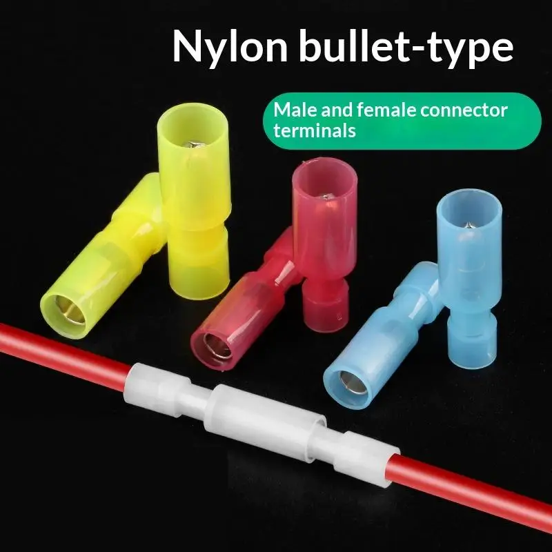 10PCS MPFNY/FRFNY Female And Male Crimp Terminal Electric Insulated Cable  Connector Butt Terminal For Audio WiringBH-ELEVEN