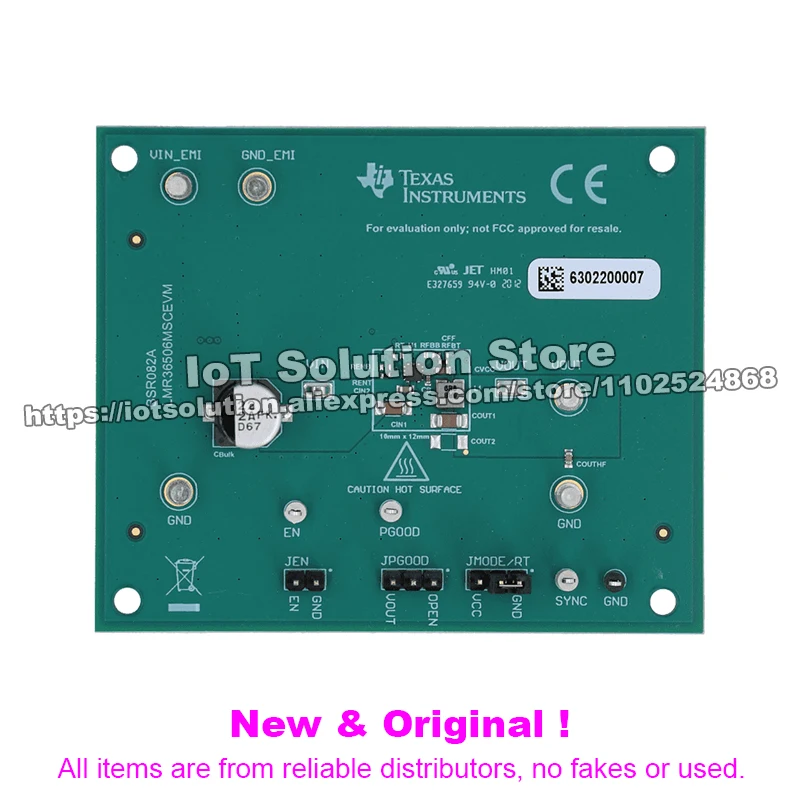 LMR36506EVM Automotive 3-V to 65-V, 0.6-A ultra-small synchronous buck converter evaluation module