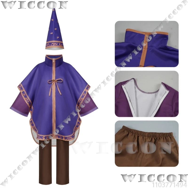 

Игра Yap Косплей Фиолетовый Волшебный Халат Волшебный Костюм Yap Пальто Рубашка Брюки Шляпа Метелик Полный Комплект Детской Одежды Хэллоуин Cos Party
