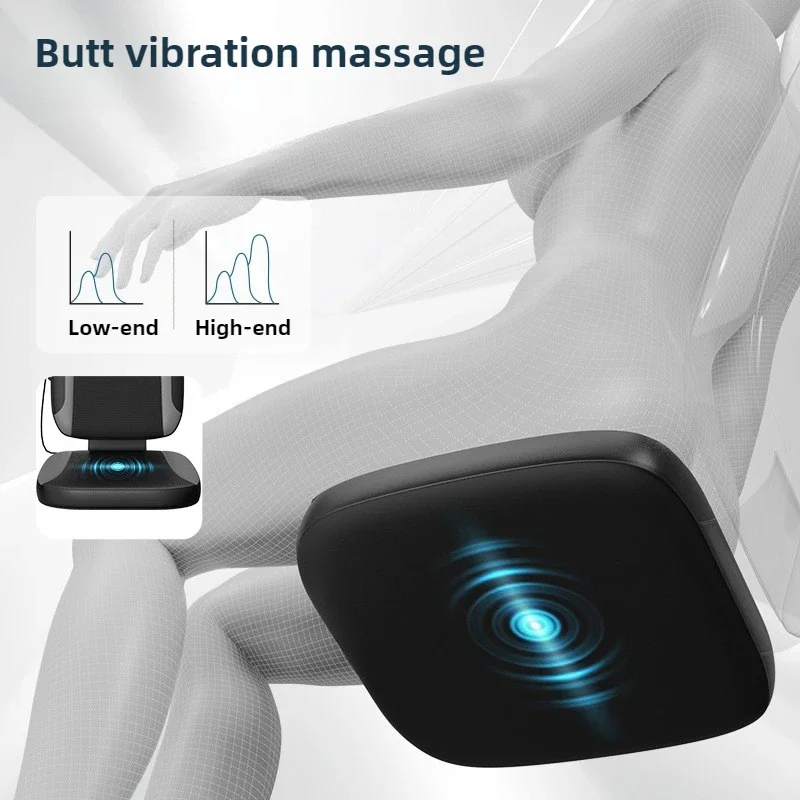Multifunctioneel zitkussen voor thuismassage, elektrisch warm kompres voor het hele lichaam, schouder- en nekkneden, rug- en taillemassageapparaat