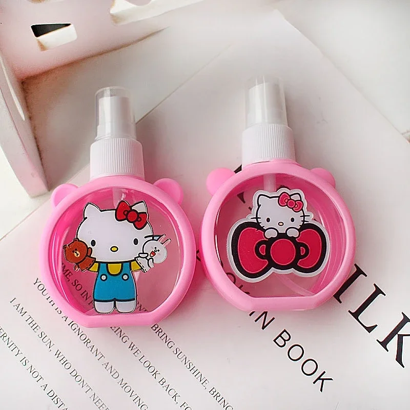 55ML Hello Kitty Perfume Bottle Cartoon Mini Sprayer Refillable Perfume Atomizer Travel Cosmetic Container Spray Atomizer Bottle