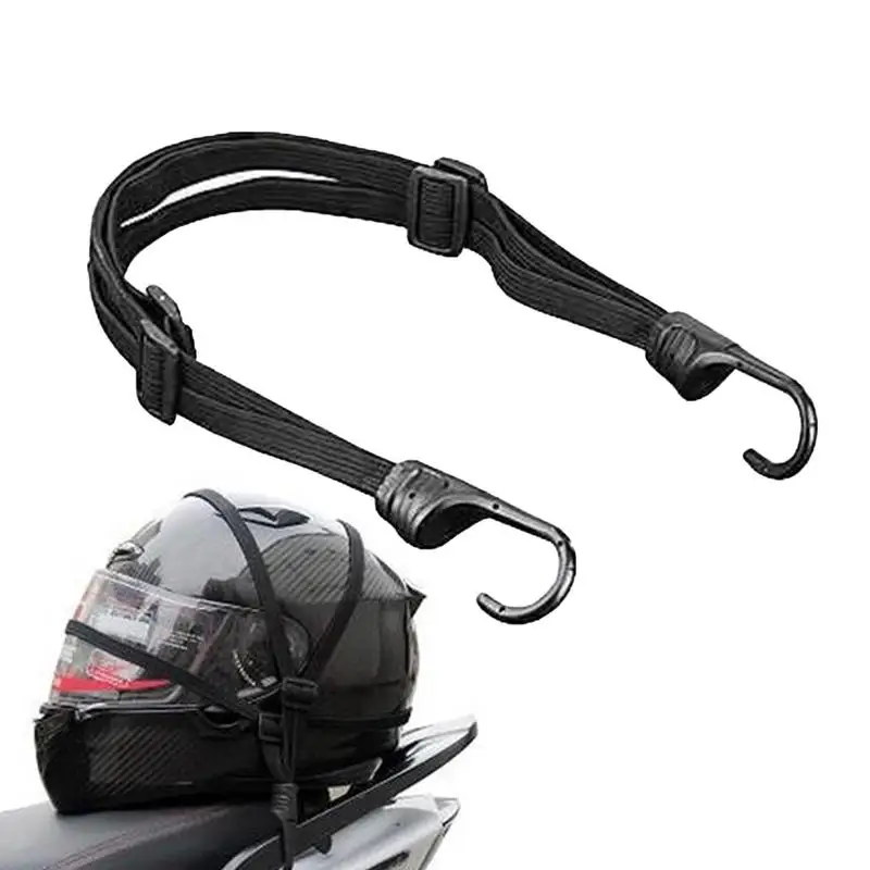 60/90cm Motorcycle Luggage Strap Moto Helmet Gears Fixed Elastic Buckle Rope High-Strength Retractable Protective