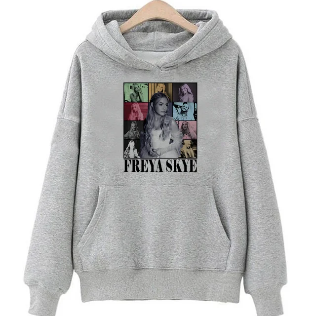 Freya Skye hoodie sweatshirt anime sweatshirt y2k 2000s gothic vintage pullover Pockets