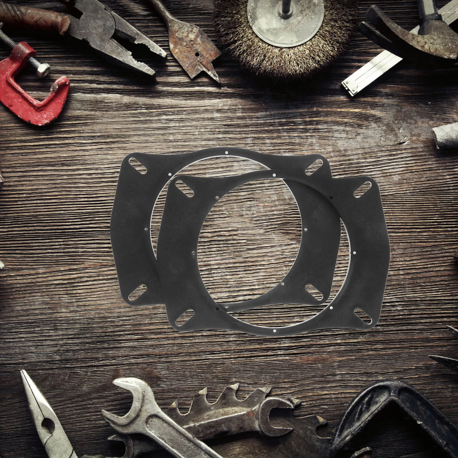 

2pcs Audio Bracket Speaker Automotive Spacer Replacement Adapter Rings Enhancing Durable Simple Installation