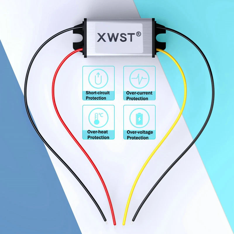 

XWST Waterproof DC DC 12V 24V to 5V Buck Converter 24V to 5V Step Down Voltage Regulator 12V to 5V Transformer for Truck Vehicle