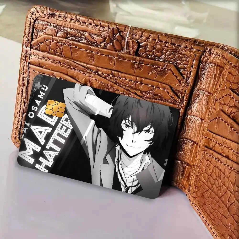 ANIME Dazai Osamu Matte   Credit Card Public Transportation Cards Protective Sticker Waterproof Card Face Decoration
