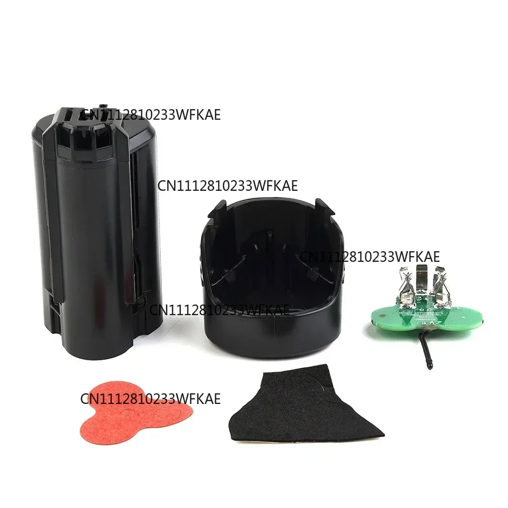 2pcs   For Bosch Lithium Battery Top Shell Kit Li-ion Plastic+metal 10.8V 12V Plate 12V Power Tool 3pcs/set BAT411 Case