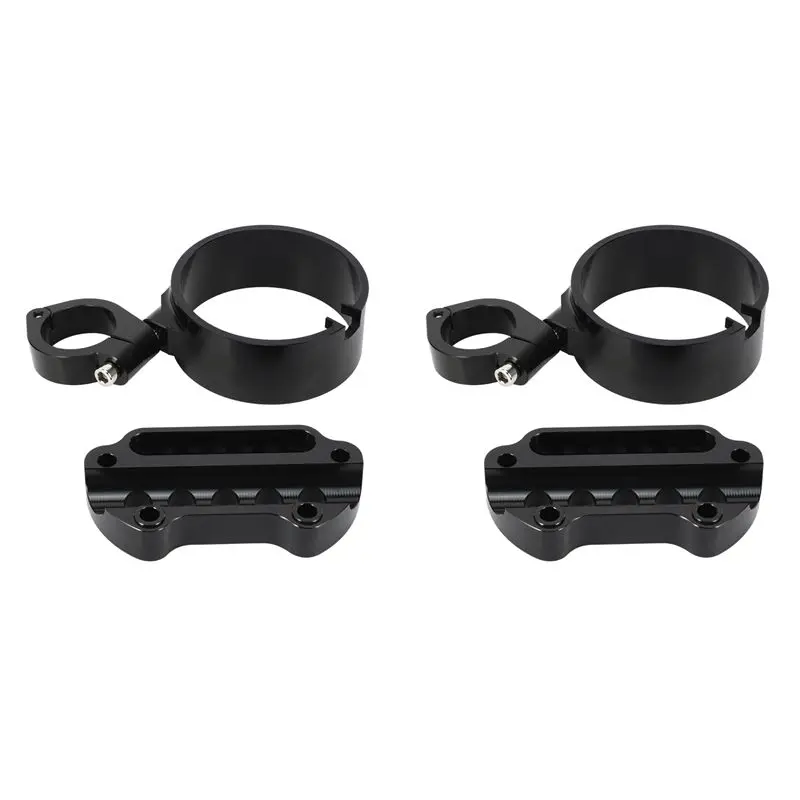 Strange 2X Motorcycle Instrument Bracket Speedometer Relocation Cover For Sportster 883 2004-2018 Side Mount Relocation Cover