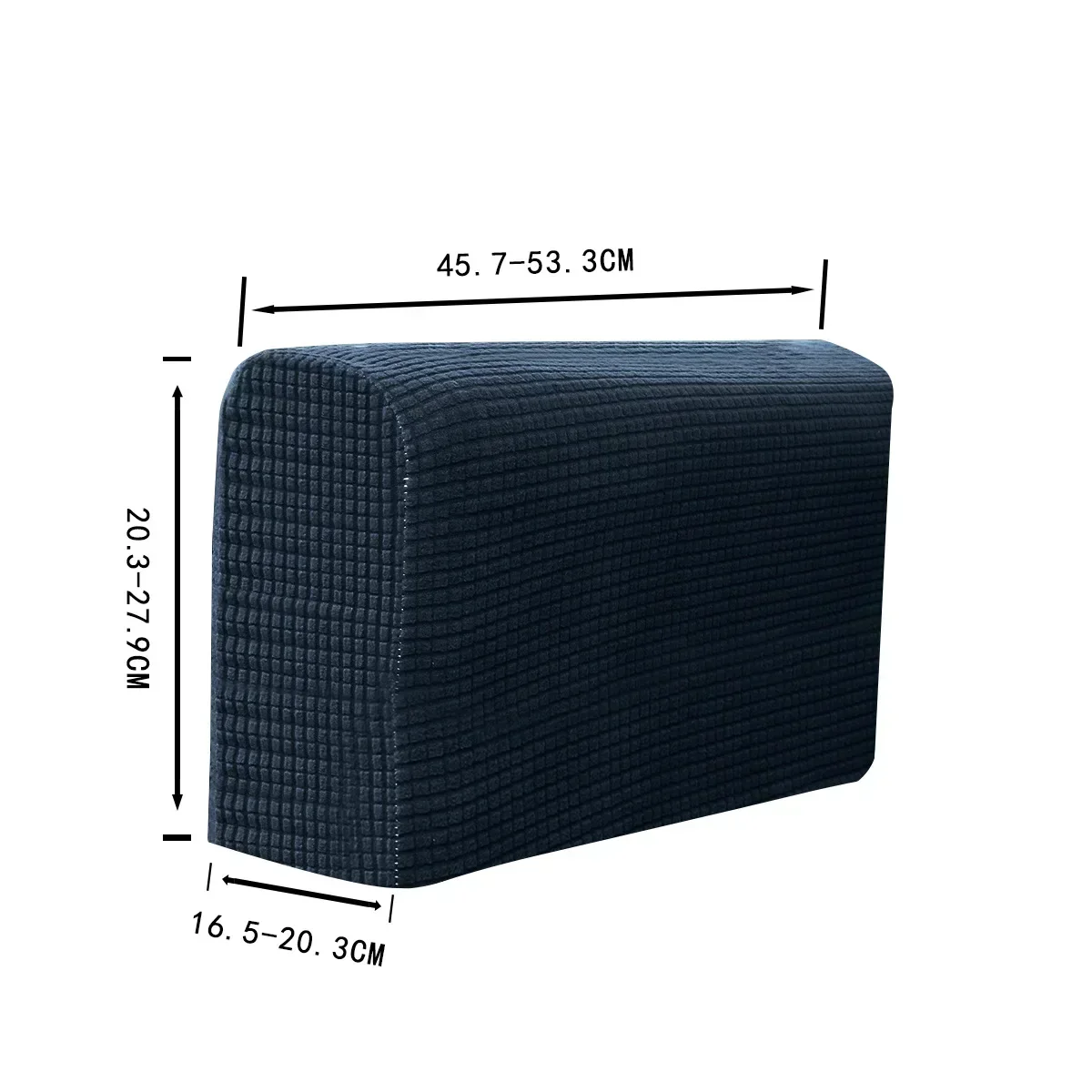 2PCS/set Stretch Armrest Covers Chair Sofa Removable Arm Protectors Covers Armchair Covers Solid Color Couch Cover