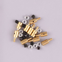 Model aircraft quick adjuster complete fixed wing aircraft metal regulator rudder rudder angle connecting rod fittings 2.1MM