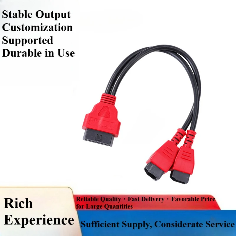 

Chrysler connector OBD2 female female head turn 12+8-pin diagnostic instrument connector connection cable