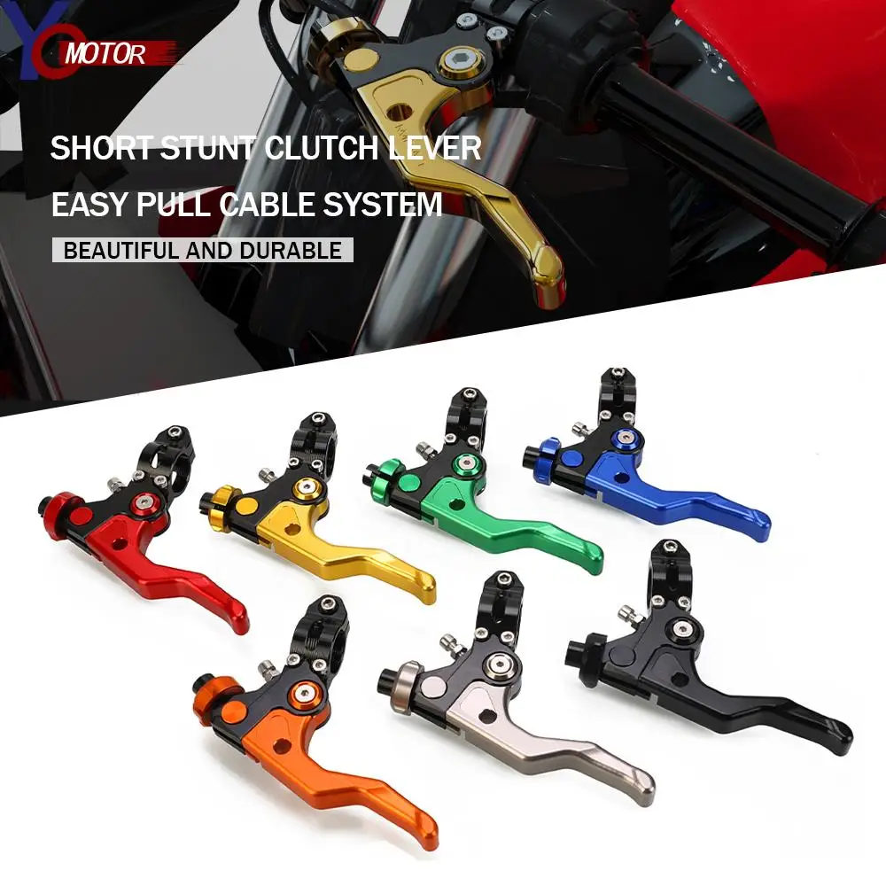 

Motorcucle Short Stunt Clutch Lever Easy Pull Cable System For Honda CBR 600RR 1000RR For Kawasaki Yamaha For Suzuki Ducati Part