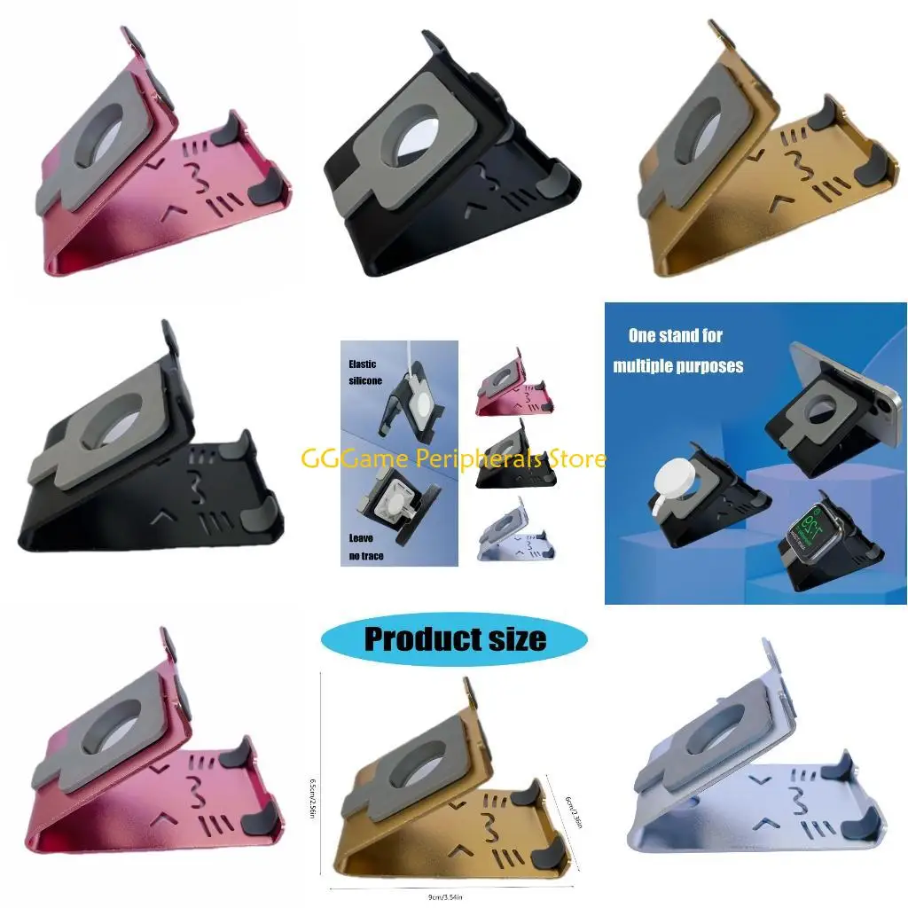 

U55B Кронштейн подставки для зарядки, подходящий для держателя телефона для часов с двойной функцией