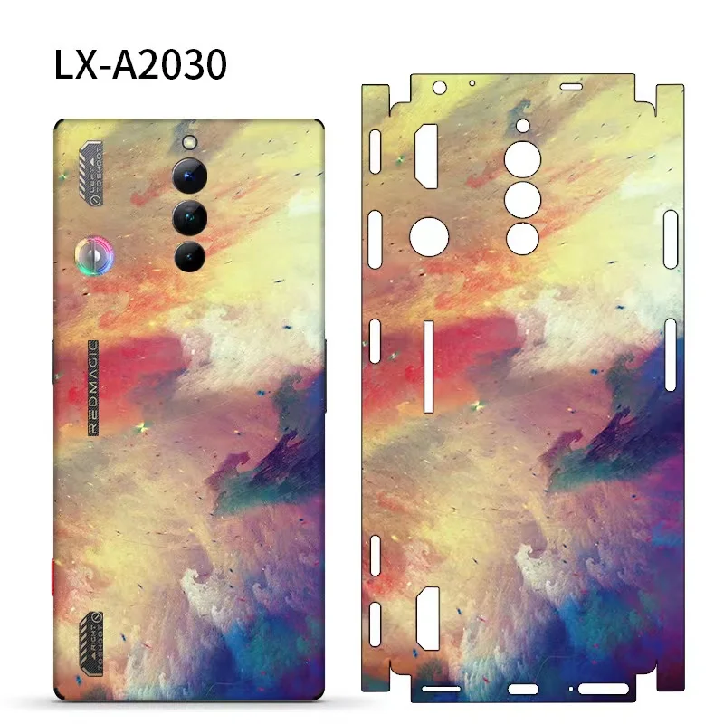 

Colorful Full Cover Decal Skin For ZTE Red Magic 9 8 pro Back Film Cover Protector Wrap Ultra Thin Sticker Red Magic8