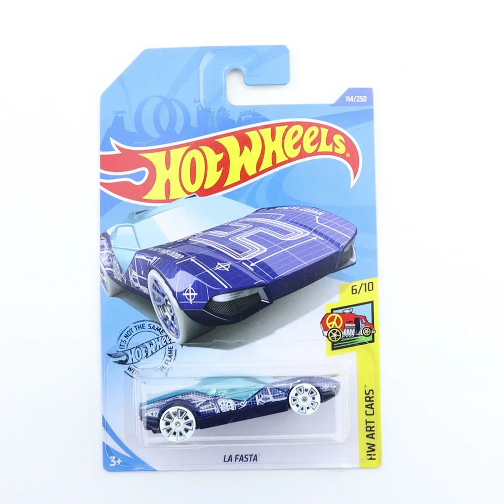 2020-114 2022-48 LA FASTA Original Hot Wheels Mini Alloy Coupe 1/64 Metal Diecast Model Car Kids Toys Gift