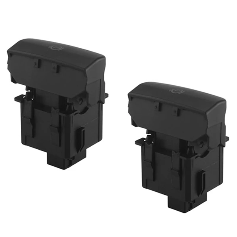 

2 Pcs Car Electric Handbrake Brake Control Switch Parking Switch For Peugeot 3008/5008 470706