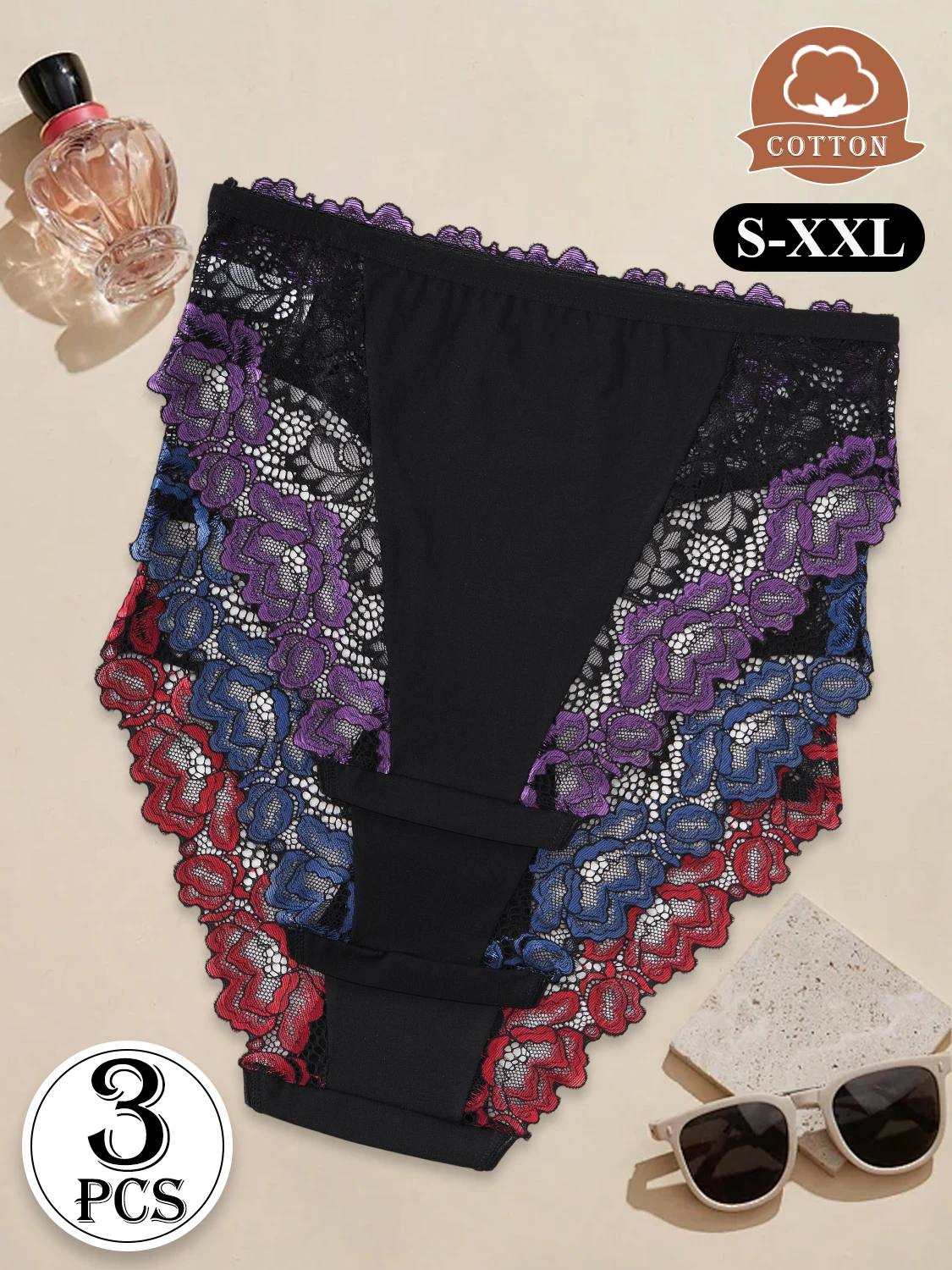 Thumbnail 3 - #29 Latest Womens Lace Trim Comfort Panties Updates