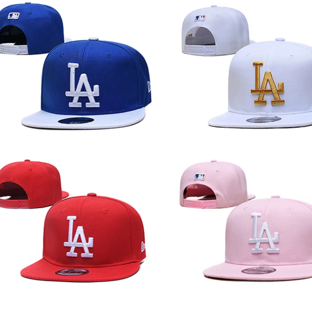 NEWERA Los Angeles Dodgers Baseball Cap LA Men Women Outdoor sports Hip hop Cap Adjustable Flat Cap R20 NY6