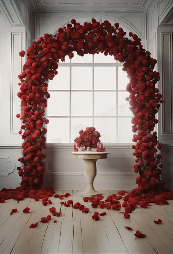 خلفية تصوير Mehofond ، زهور وردة حمراء رومانسية ، ديكور صورة الأمومة ، خلفية لاستوديو الصور ، حفل زفاف عيد ميلاد ، بالغ