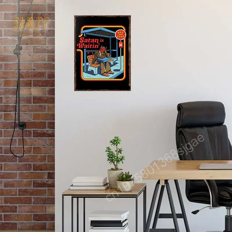 Vintage Metal Tin Sign Steven Rhodes Arts Classic Anime Wall Decor Custom Return DIY Plaques for Bar Cafe Man Cave Home Poster