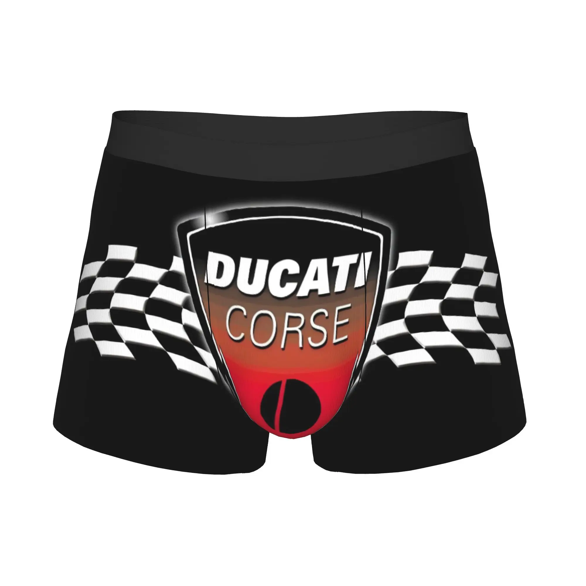 Fashion Italy Ducatis Boxers Shorts Panties Male Underpants Stretch Motorcycle Racing Briefs Underwear