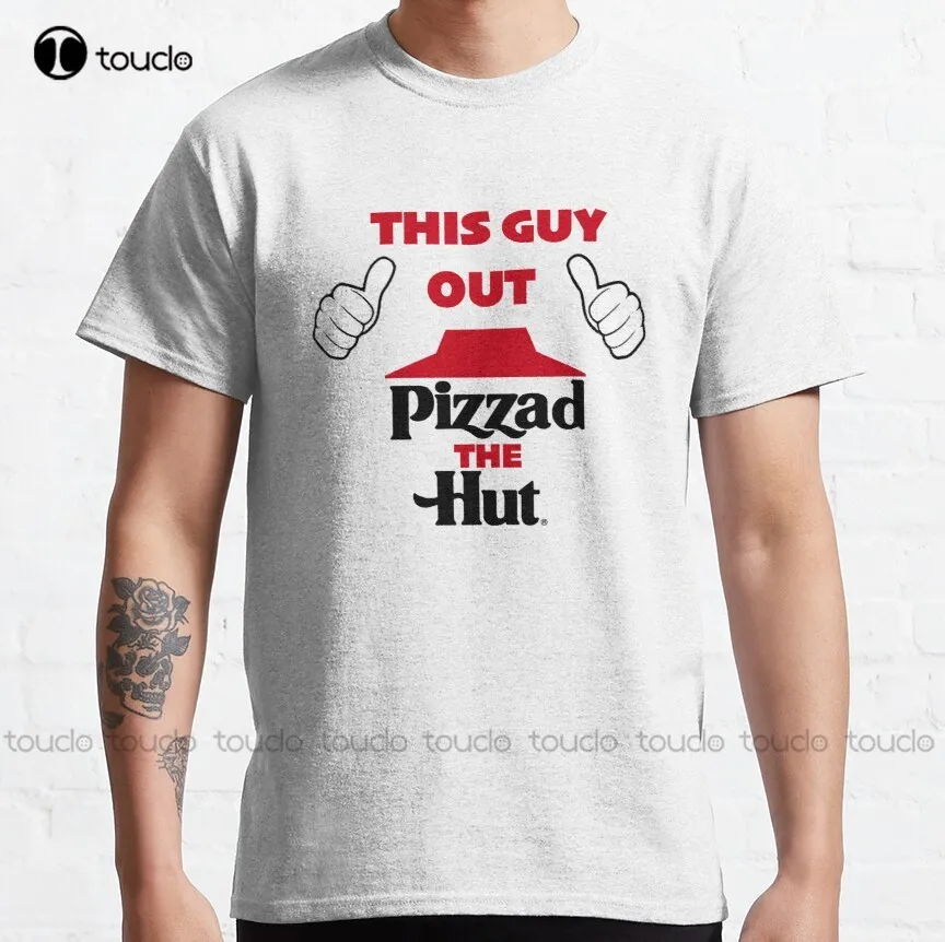 This Guy Out Pizzad The Hut Design Classic T-Shirt Baseball Tee Fashion Design Casual Tee Shirts Tops Hipster Clothes Xs-5Xl New