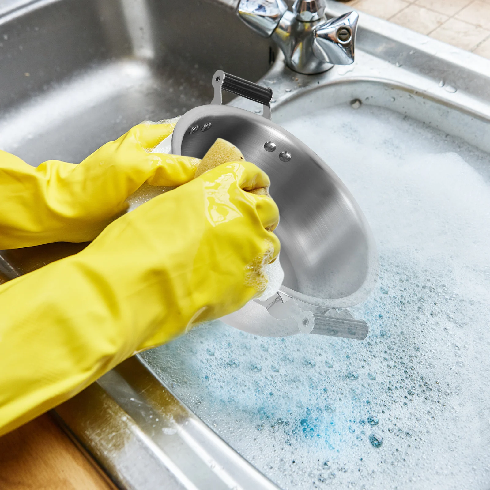 

Double Handles Ramen Pot Stainless Steel Cooking Pot for Soups Pasta Stews Induction Gas Stove Stock Pots