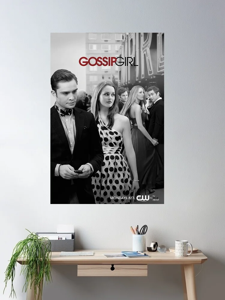 

Gossip Girl Movie, Painting Print Art Silk Poster, for Living Room Decoration, Home Wall Decor Picture