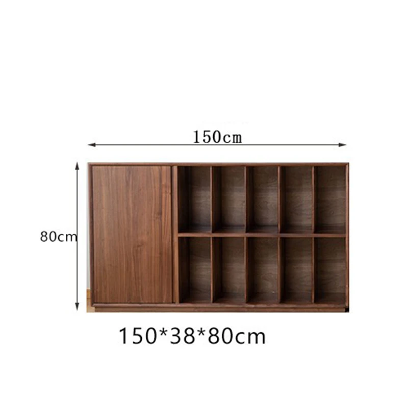 Storage Bookshelf Shelves Cd Racks Mid Century Modern Box Desk Library Children'S Bookcases Wall Estante De Livros Furniture image 6