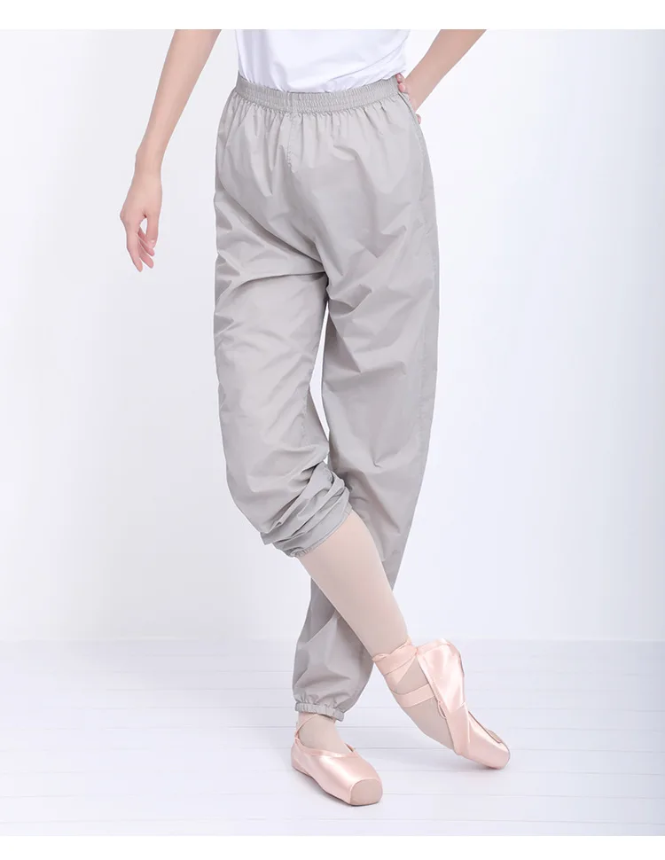 Pantaloni da ballo pantaloni da riscaldamento per balletto pantaloni larghi da allenamento pantaloni da ginnastica femminili per adulti con sudorazione morbida e sottile