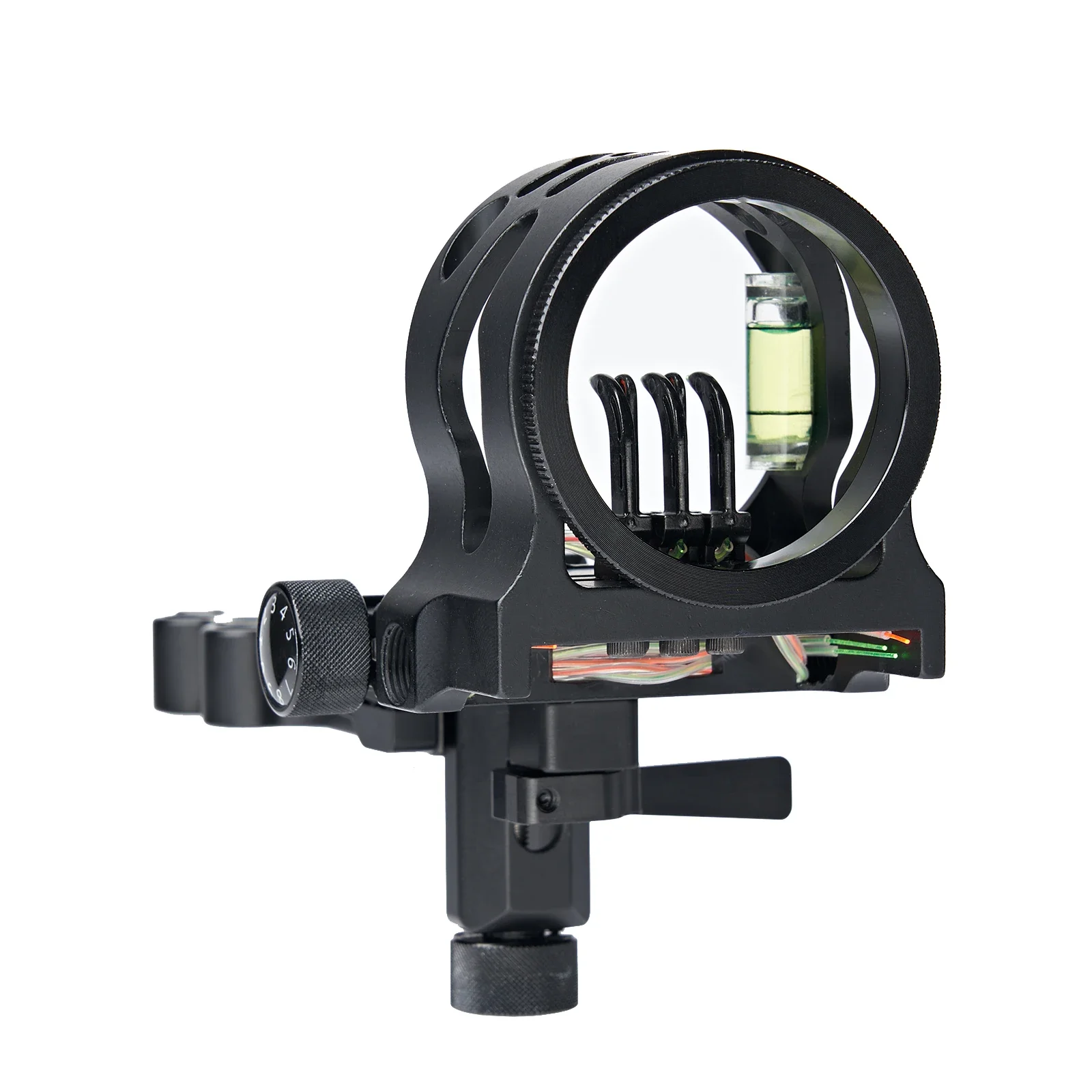 1pc Bow Sight Archery Compound Bow Aiming Shooting Metal Five-pin Sight Improve Shooting Accuracy