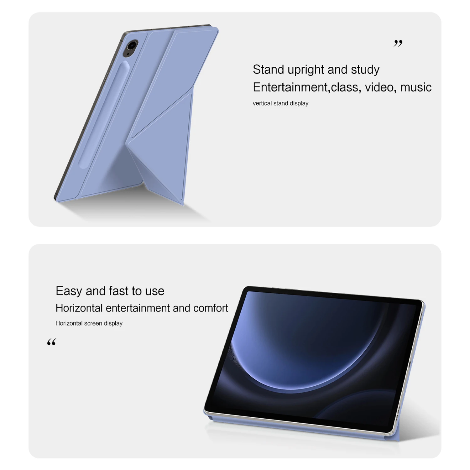 Magnetische Tablet-Abdeckung für Samsung Galaxy Tab S8 S9 Ultra 14,6 S7 S9 FE Plus 12,4 11 10,9 Zoll TB-X510 X516 X610 X616 Smart Case – Detail 27