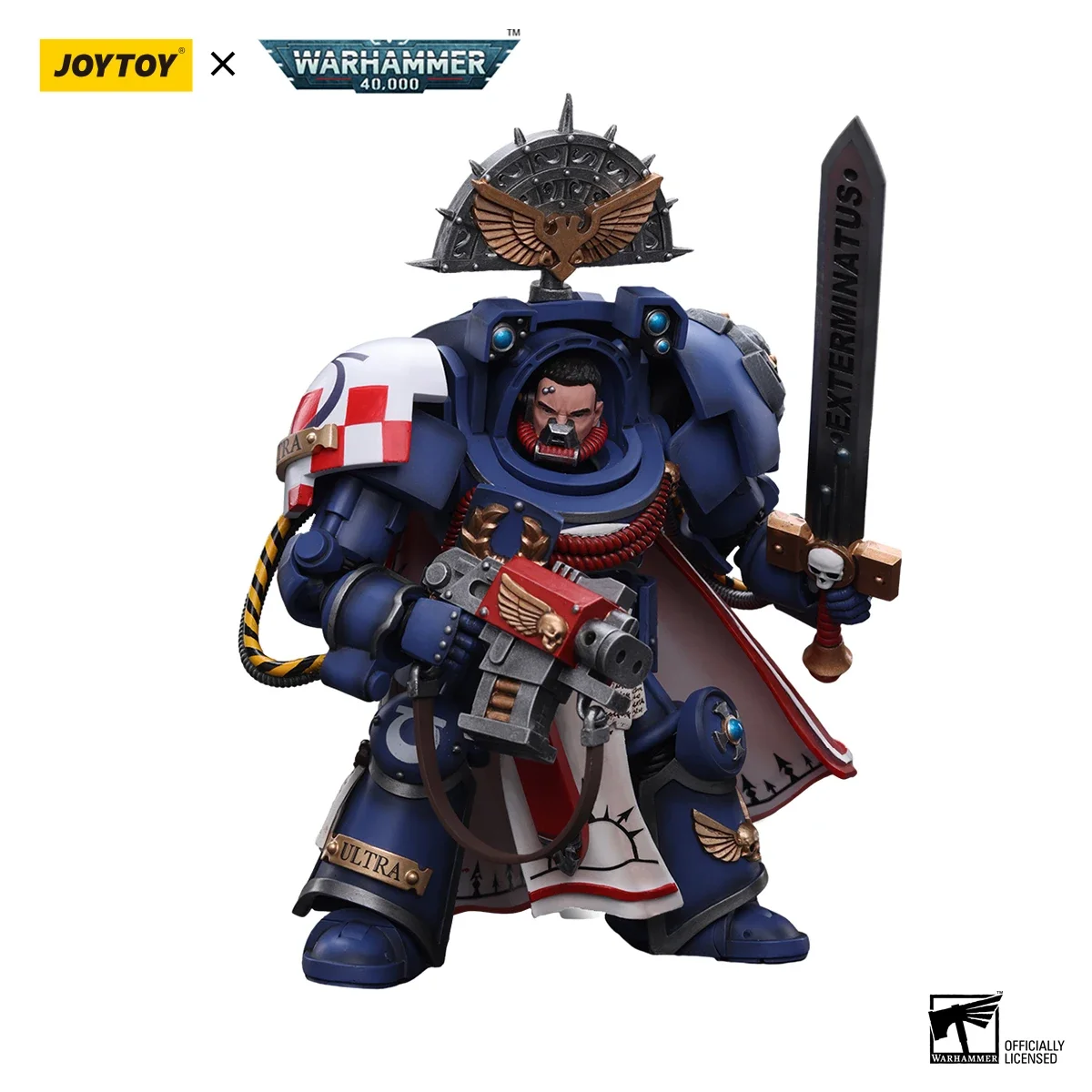 

JOYTOY Warhammer 40k 1/18 Action Figures Anime 13.5cm Ultramarines Terminator Captain Collection Model Toys