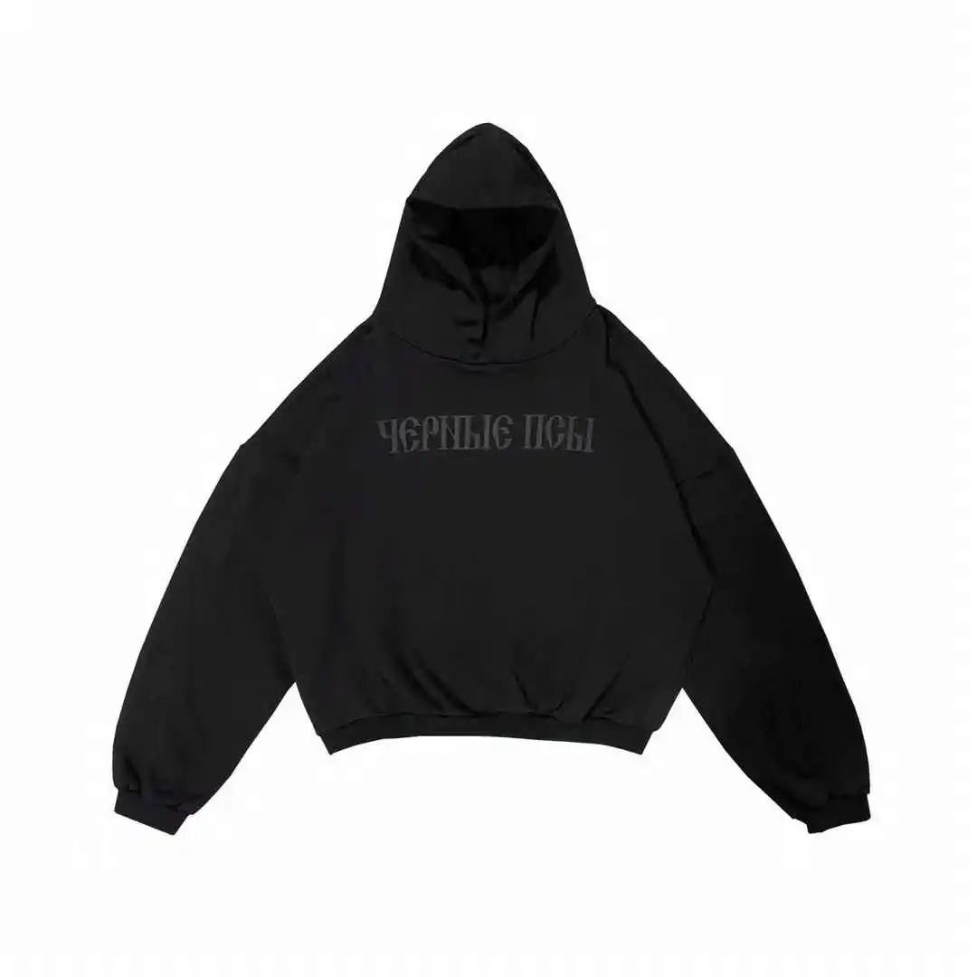 2024 Hip Hop Hoodie Foam Kanye Fashion Hoodie Y2K Vintage Street Pullover Men Clothing Fall Winter Long Sleeve Brand Streetwears