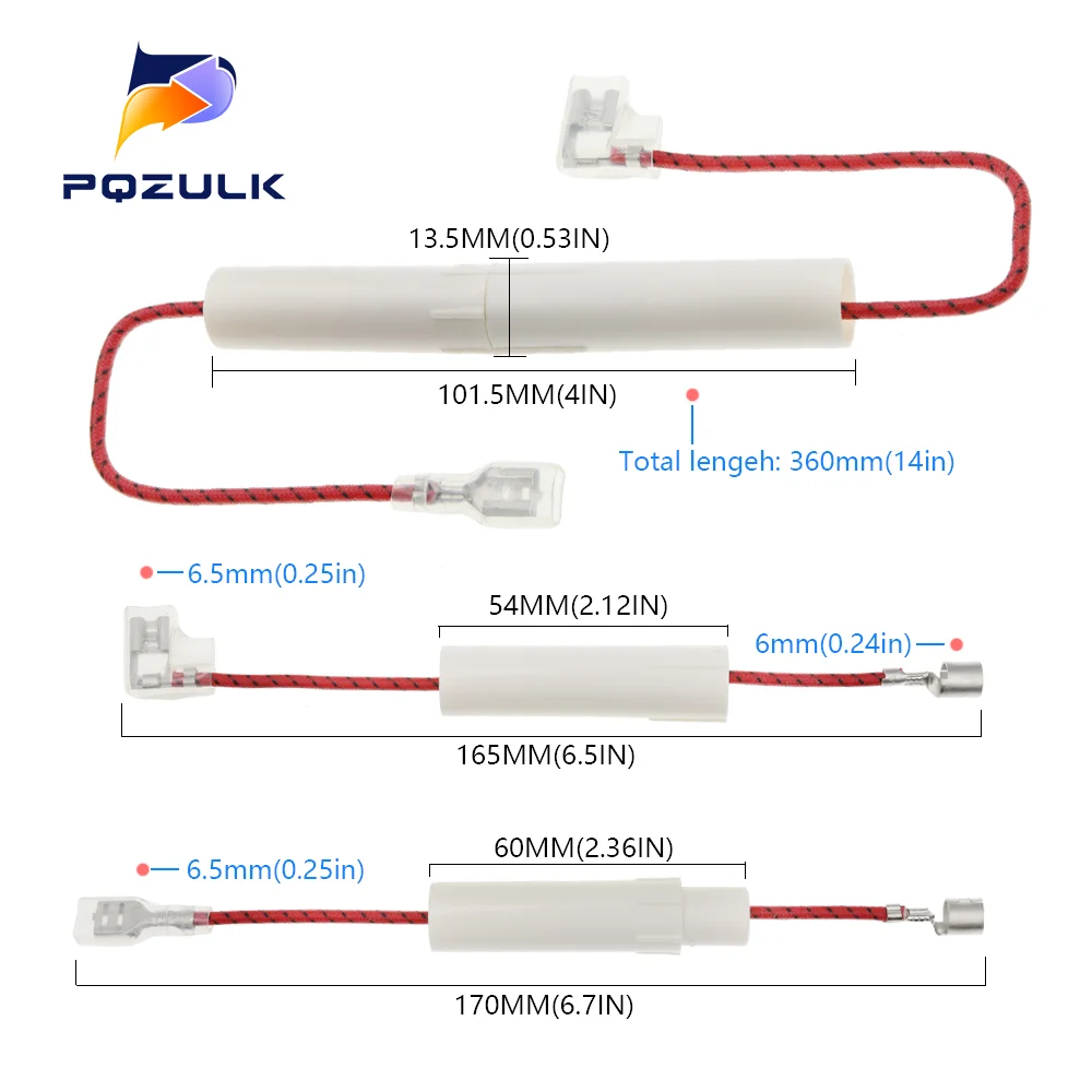 5KV 0.85A 850mA 0.9A 900mA 0.8A 800mA 0.75a bezpiecznik wysokiego napięcia dla kuchenki mikrofalowe uniwersalny uchwyt bezpiecznika kuchenki