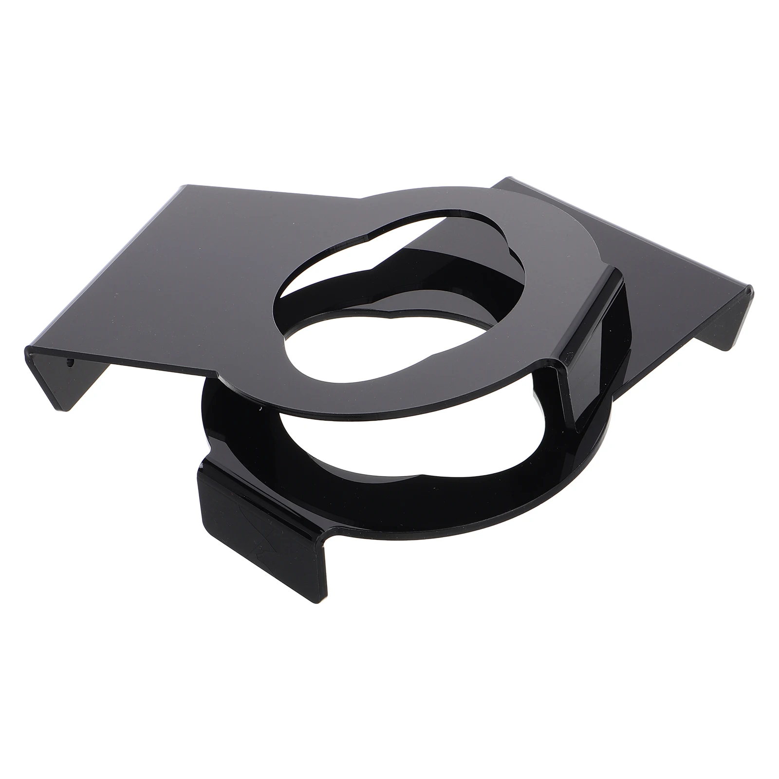 

2 Pcs Ball Storage Shelf Basketball Holder Acrylic Stand Wall Mount Organizer Stands Baseball