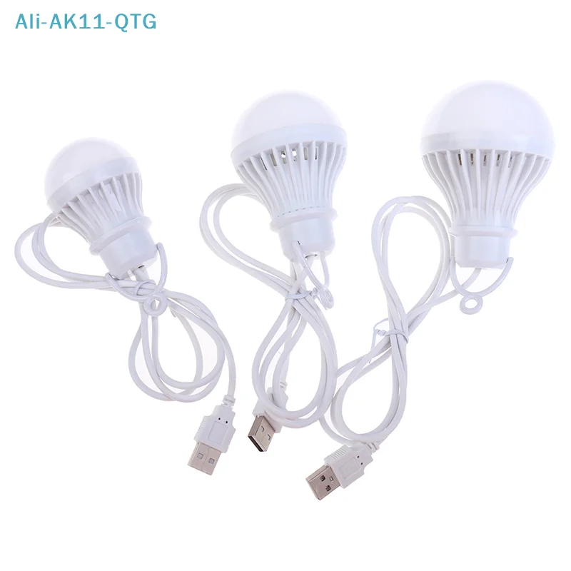 Hot！1Pc 3W/5W/7W Power Portable Lantern Camp Lights USB Bulb Outdoor Camping Multi Tool